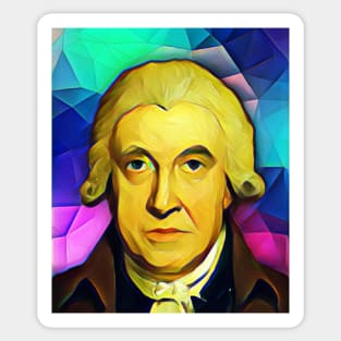 James Watt Portrait | James Watt Artwork 7 Sticker